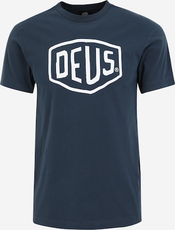 DEUS EX MACHINA Shirt 'ShieldClassics' in Blauw: voorkant