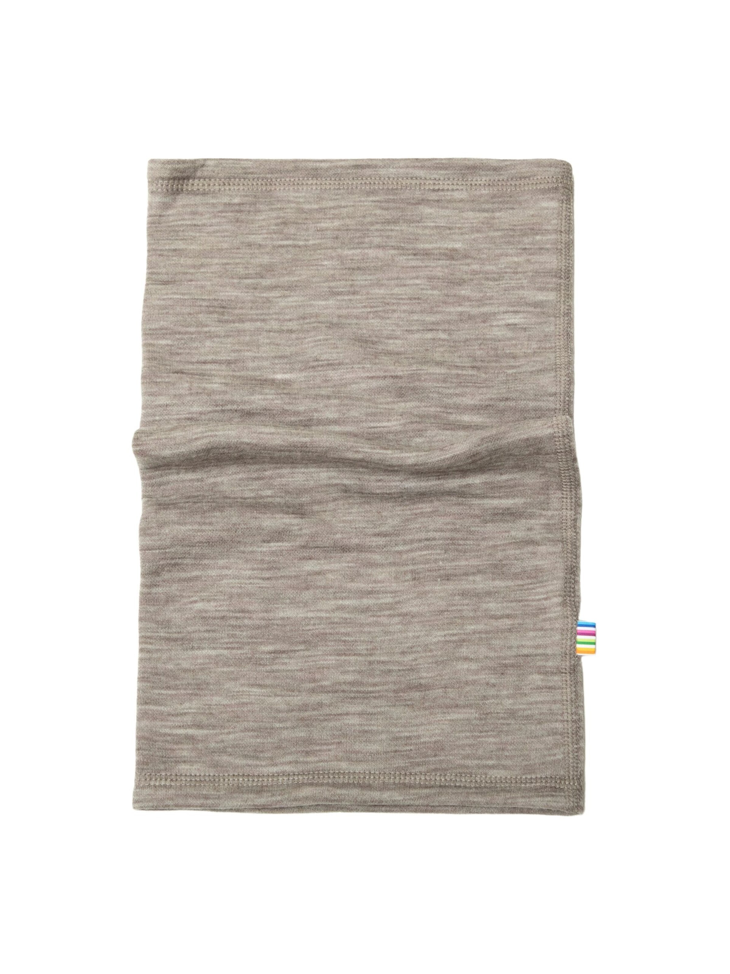 JOHA Schal 'Schlauchschal Neckwarmer aus Merinowolle'‌‌‌‌‌‌ in Grau: Vorderseite
