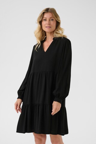 Cream Dress 'Nella ' in Black: front