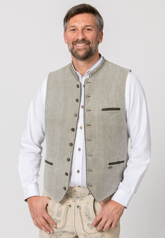 STOCKERPOINT Klederdracht gilet 'Gregor' in Groen: voorkant