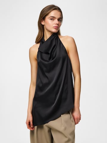 Top 'PCFesta' di PIECES in nero: frontale