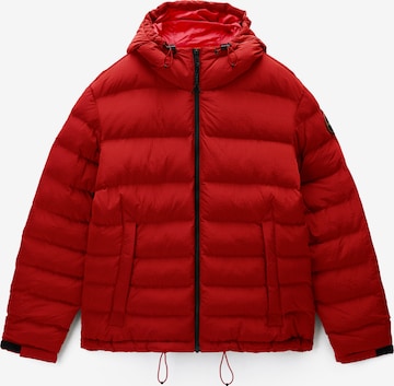 NAPAPIJRI - Casaco de inverno 'A-TEREZ' em vermelho: frente