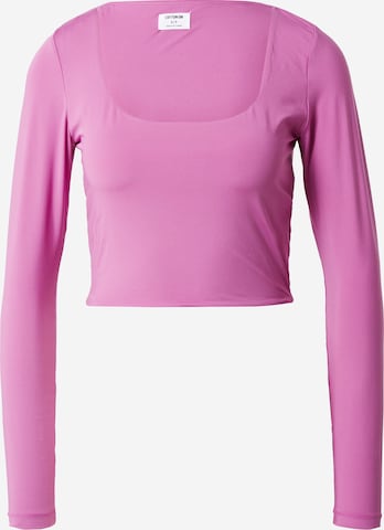 T-shirt Cotton On en rose : devant