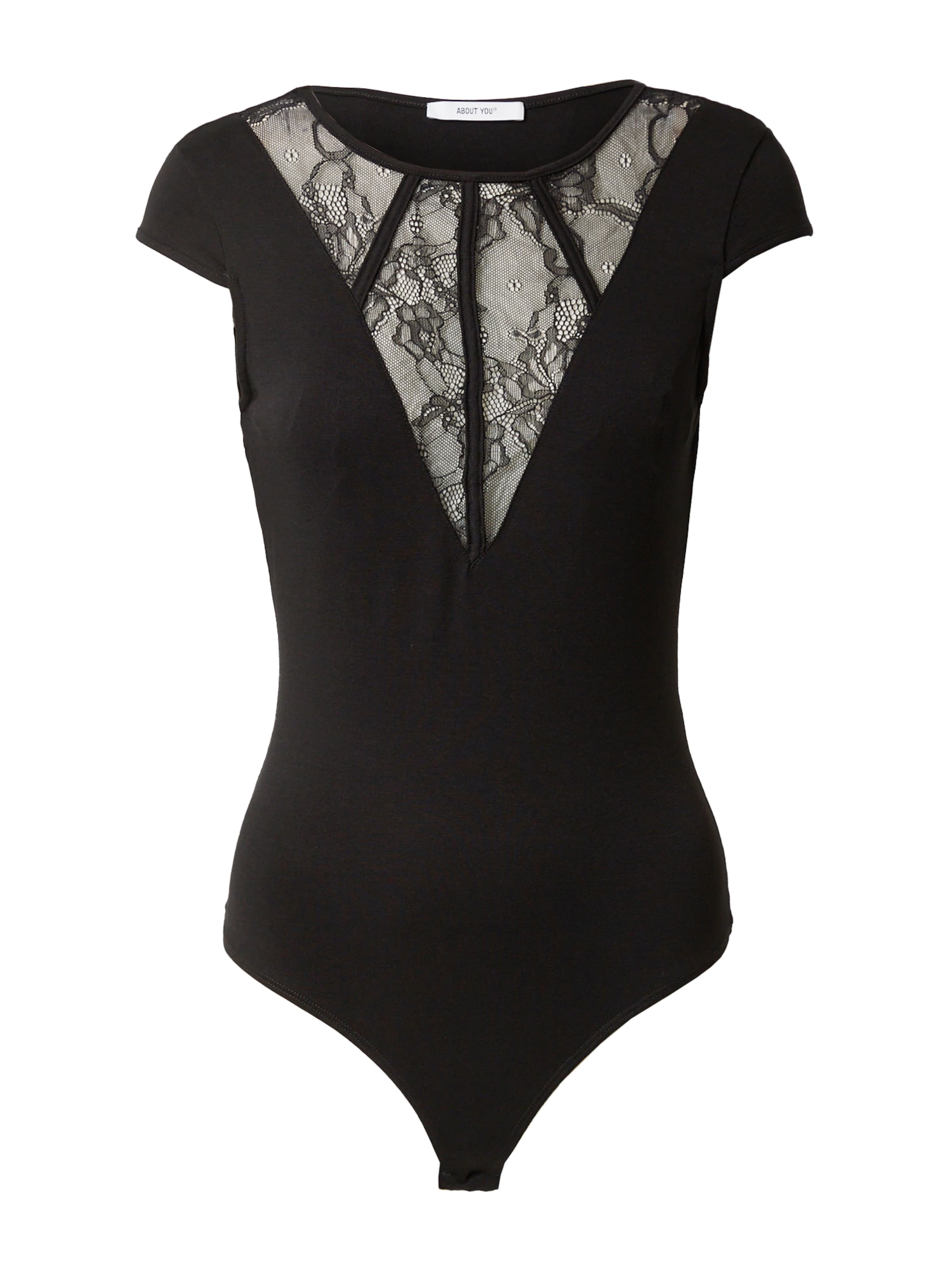ABOUT YOU Tričkové body 'Teena' – černá: přední strana