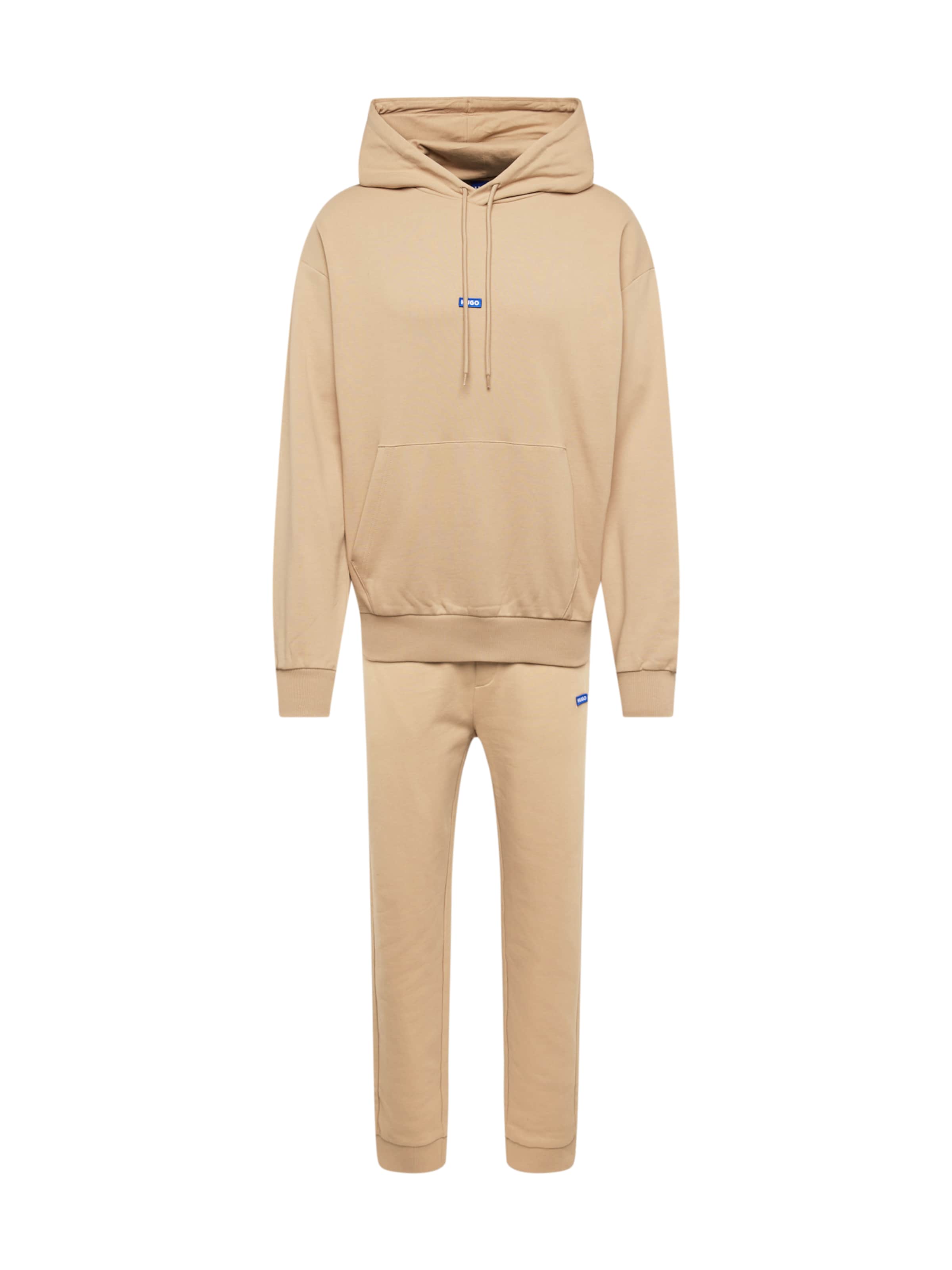 Survêtement 'NalonsoNap' HUGO en beige : devant