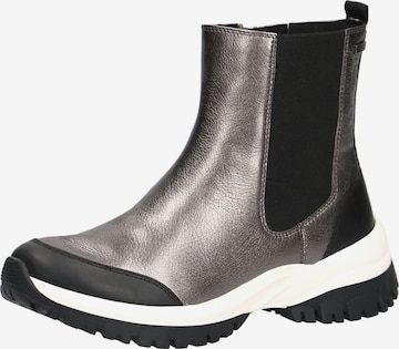 CAPRICE Ankle Boots in Silver: front