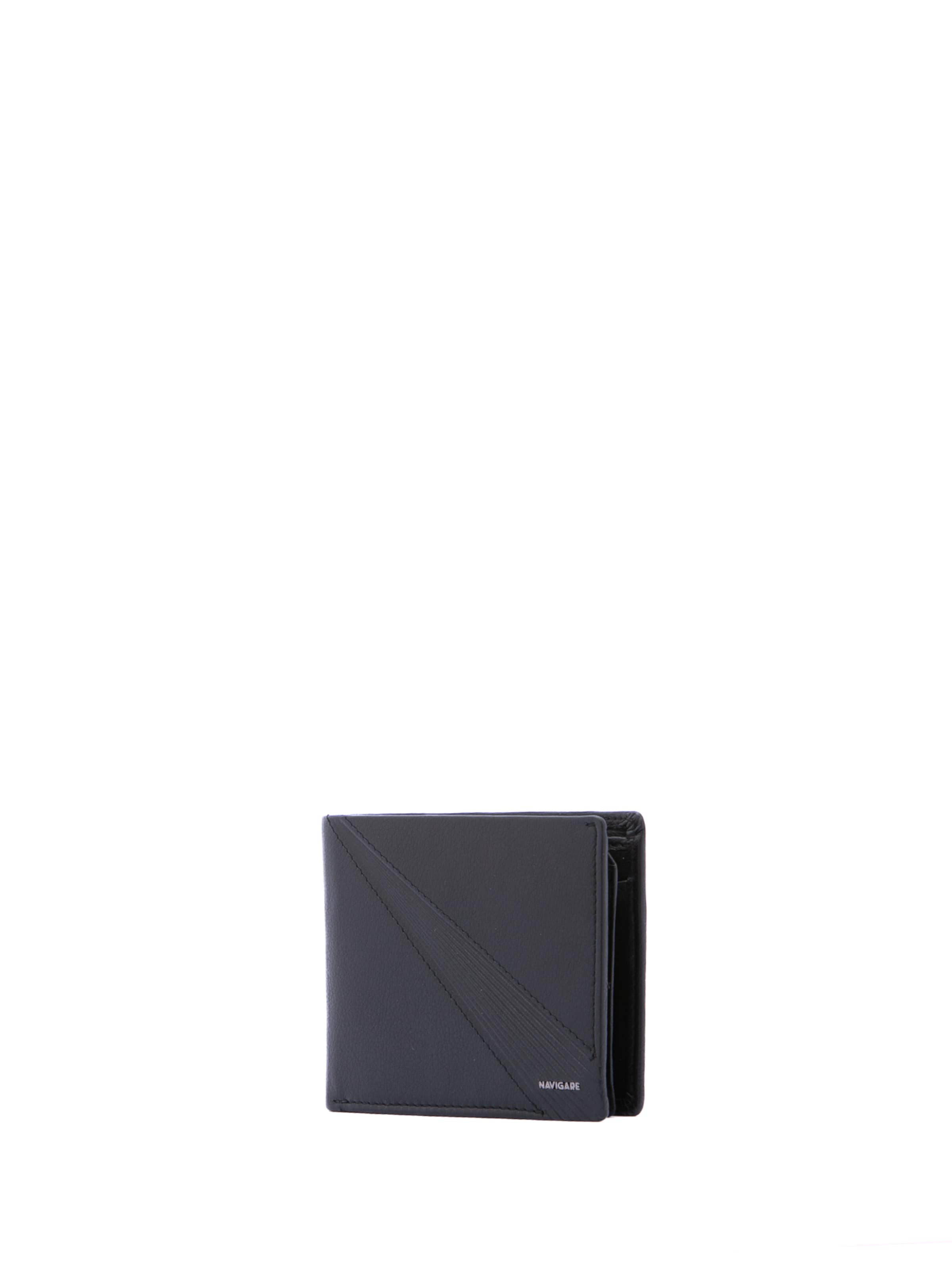 Navigare Wallet in Black: front