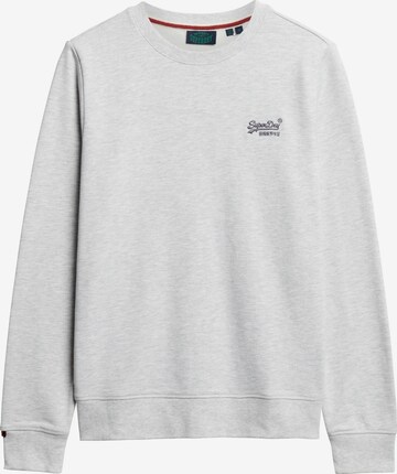 Superdry Sweatshirt in Grijs: voorkant