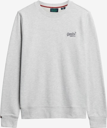 Superdry Sweatshirt in Grijs: voorkant