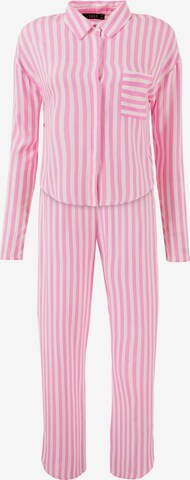 LELA Pyjama 'Lela' in Roze: voorkant