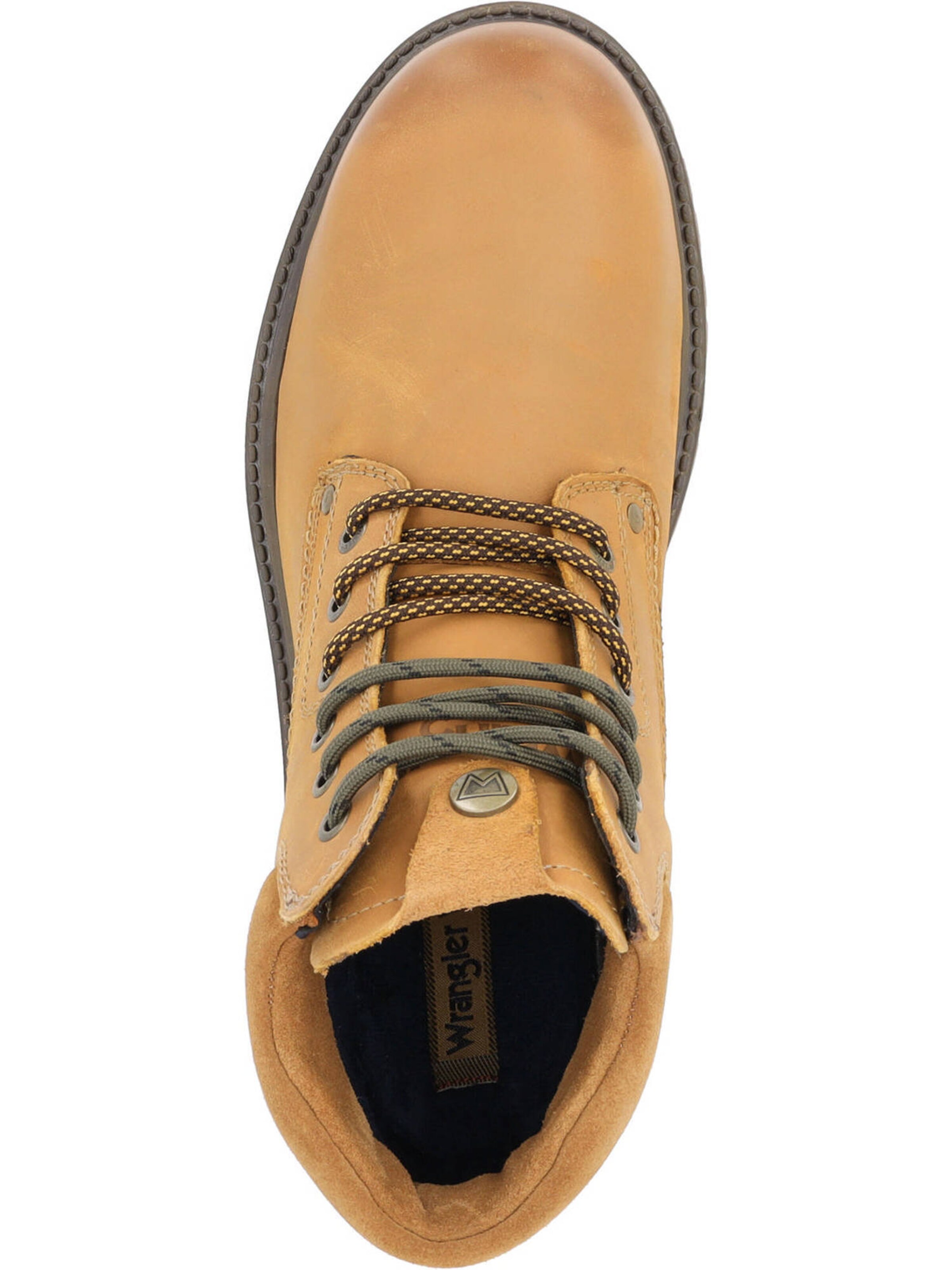 WRANGLER Lace-Up Boots 'Yuma WM32000A' in Yellow