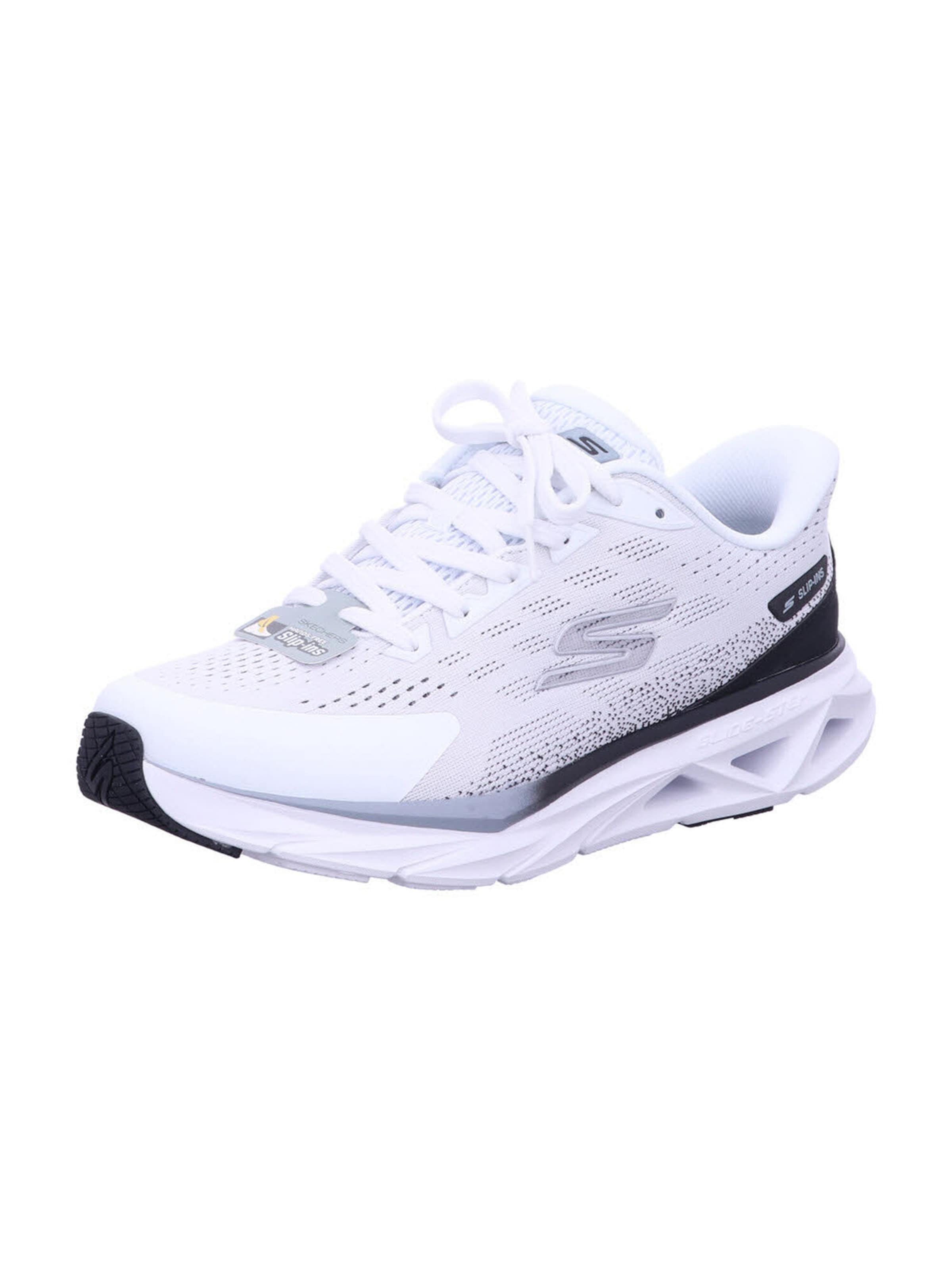 SKECHERS Athletic Shoes in White: front