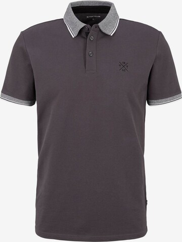 TOM TAILOR Poloshirt in Grau: predná strana