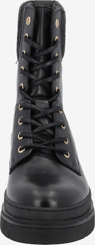 TOMMY HILFIGER Lace-Up Ankle Boots in Black