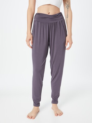 CURARE Yogawear Športové nohavice - Sivá: predná strana