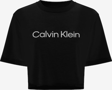 Calvin Klein Sport Performance Shirt in Black: front