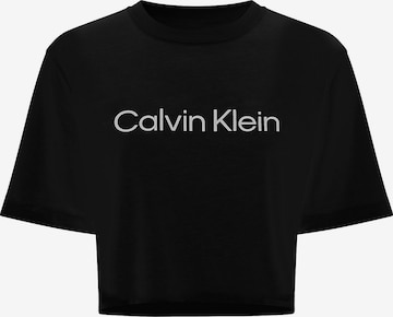 Calvin Klein Sport Functioneel shirt in Zwart: voorkant