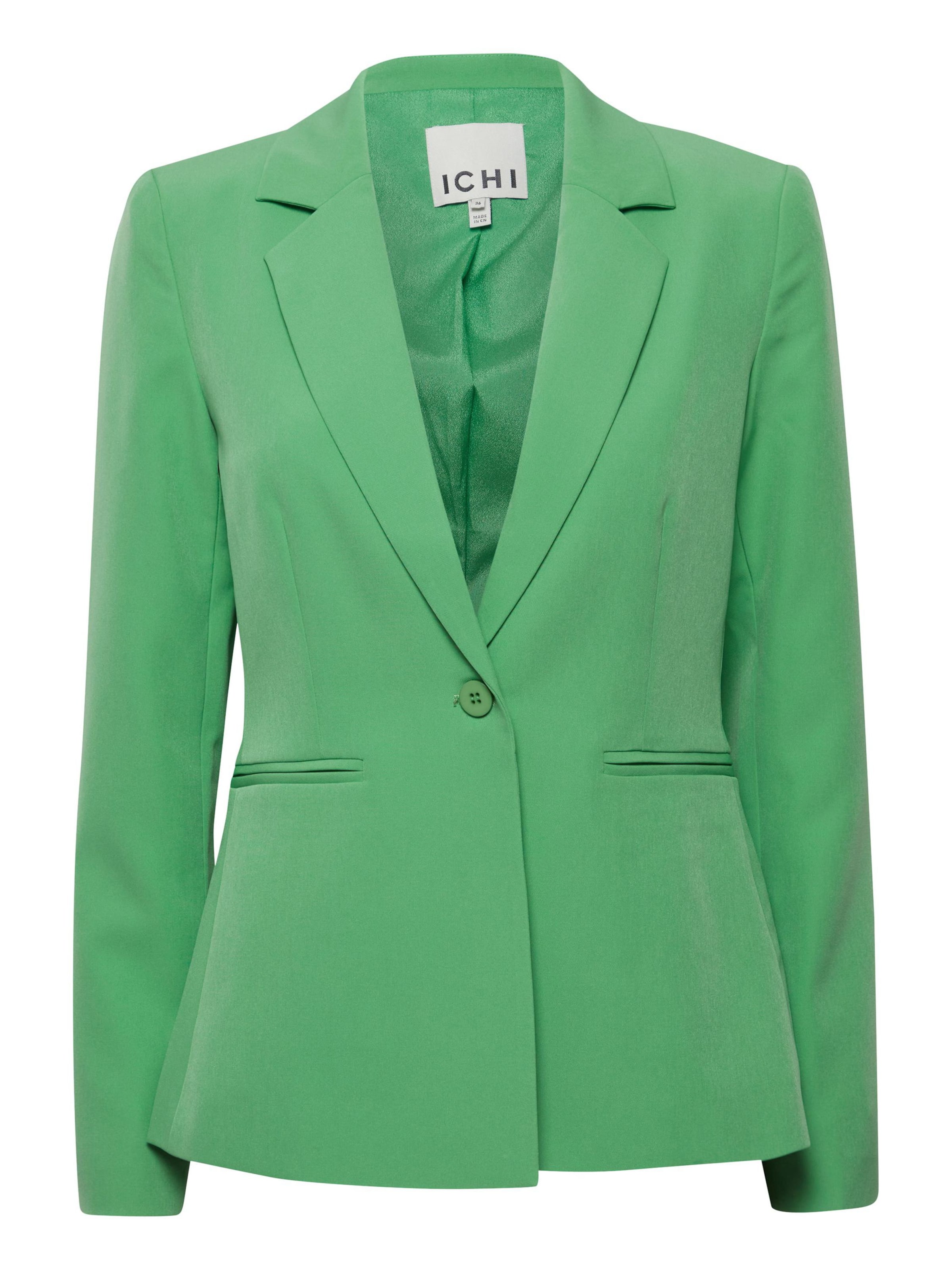 ICHI Slimfit Blazer 'Lexi' in Grün: Vorderseite