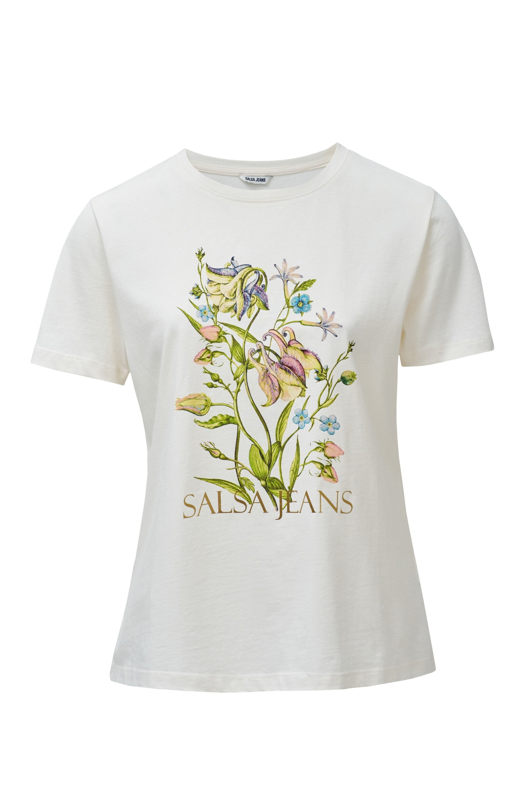 T-shirt Salsa Jeans en beige : devant