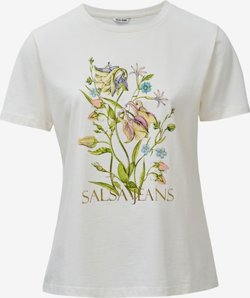 T-shirt Salsa Jeans en beige : devant