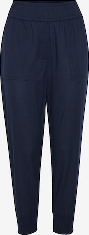 Fransa Tapered Pants in Blue: front