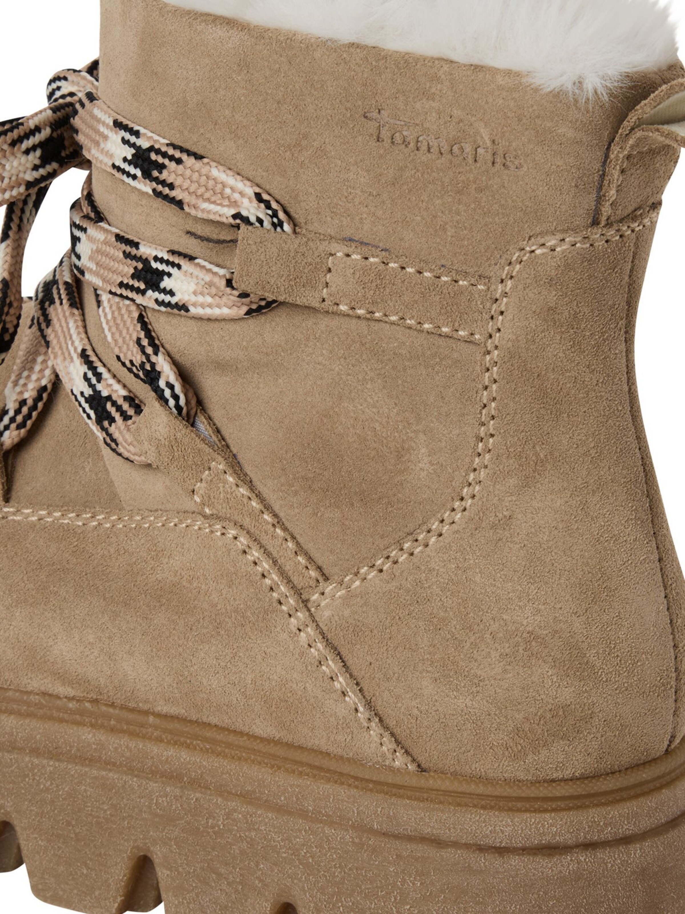 Tamaris Veterlaarsjes in Beige