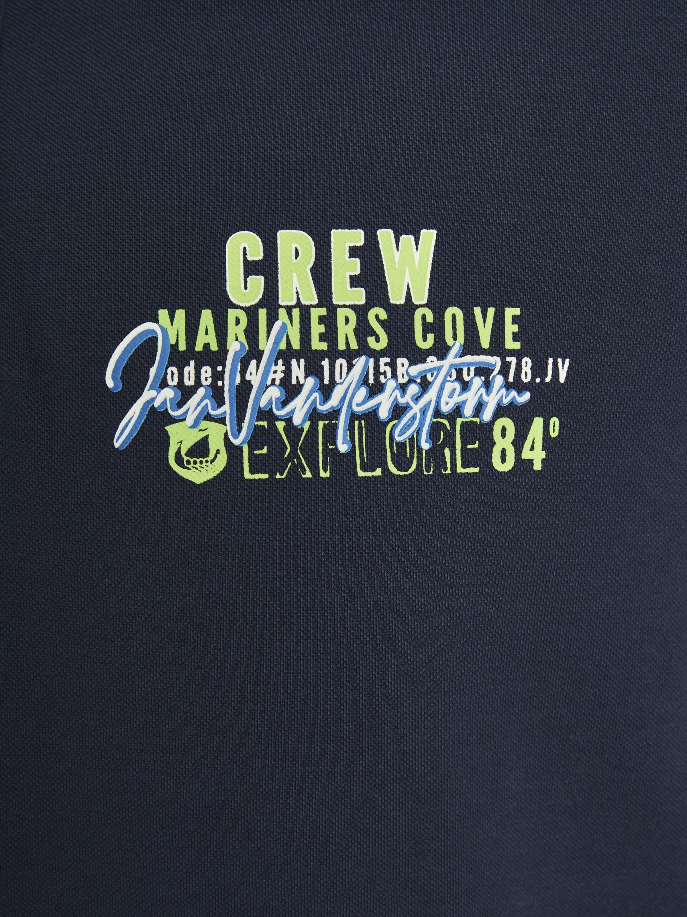 Jan Vanderstorm Poloshirt 'Teofil' in Blau