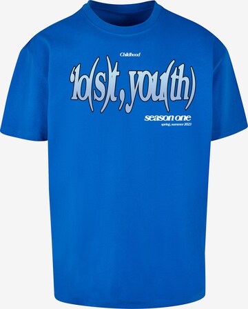 Lost Youth Shirt in Blauw: voorkant