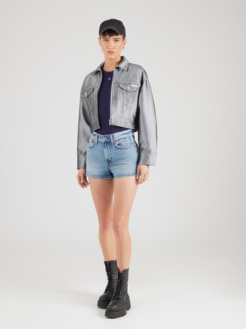 Calvin Klein Jeans Normalny krój Top w kolorze niebieski