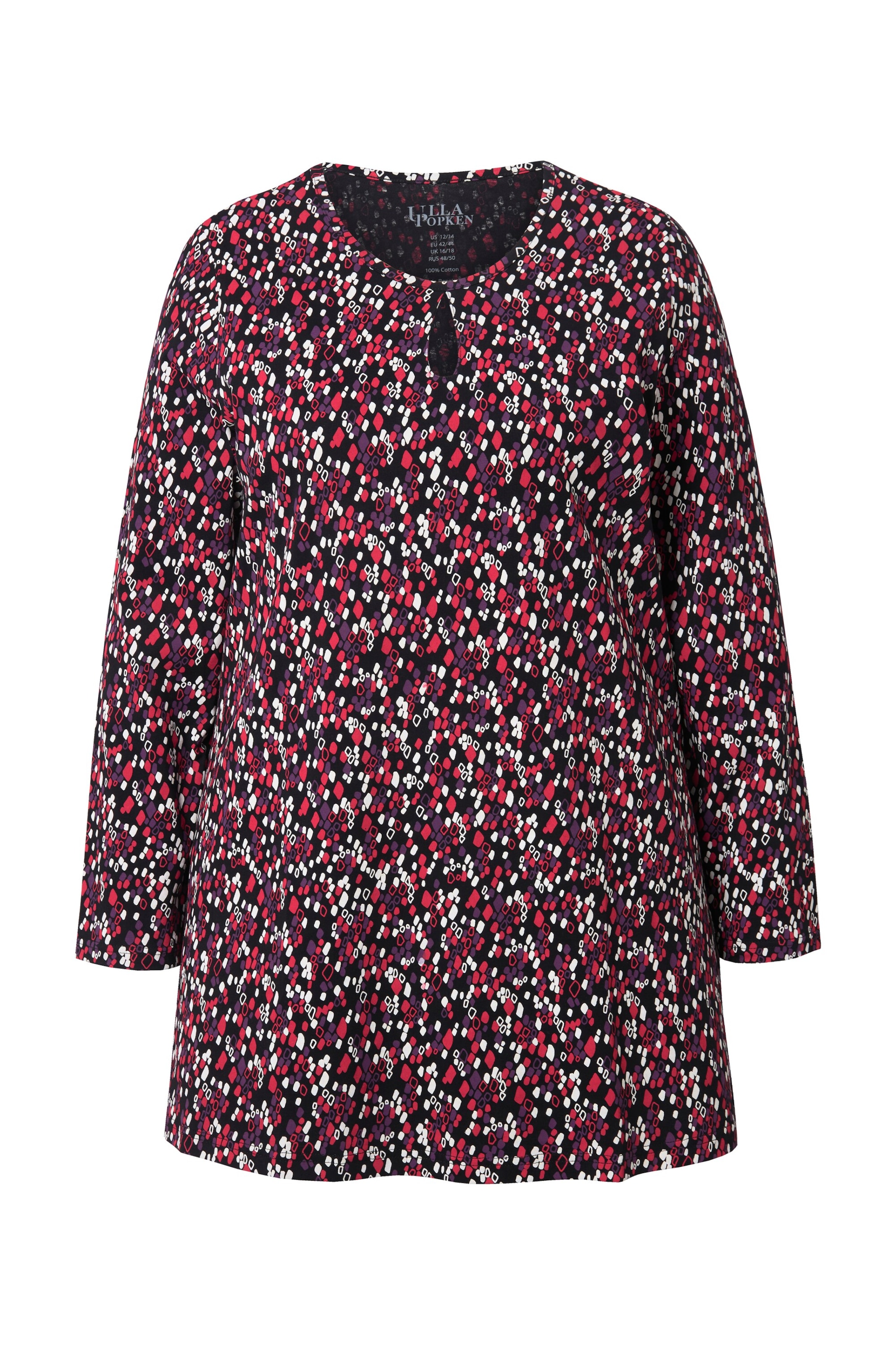 Ulla Popken Longshirt in Mischfarben: Vorderseite