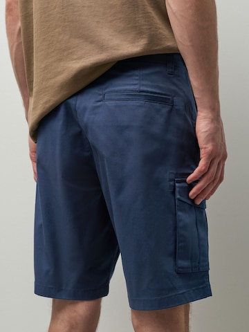 Regular Pantalon cargo Next en bleu