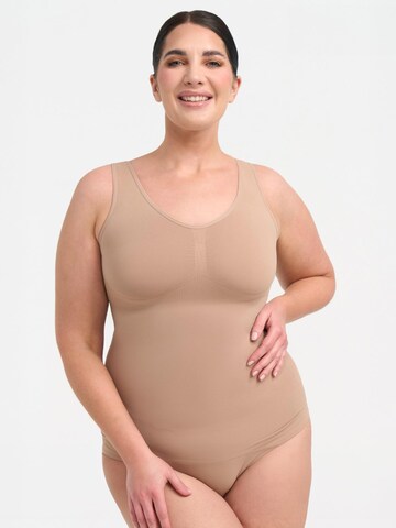cfab (formerly creamy fabrics) Shapingtopp 'Figurformendes Shapewear Tanktop' i beige