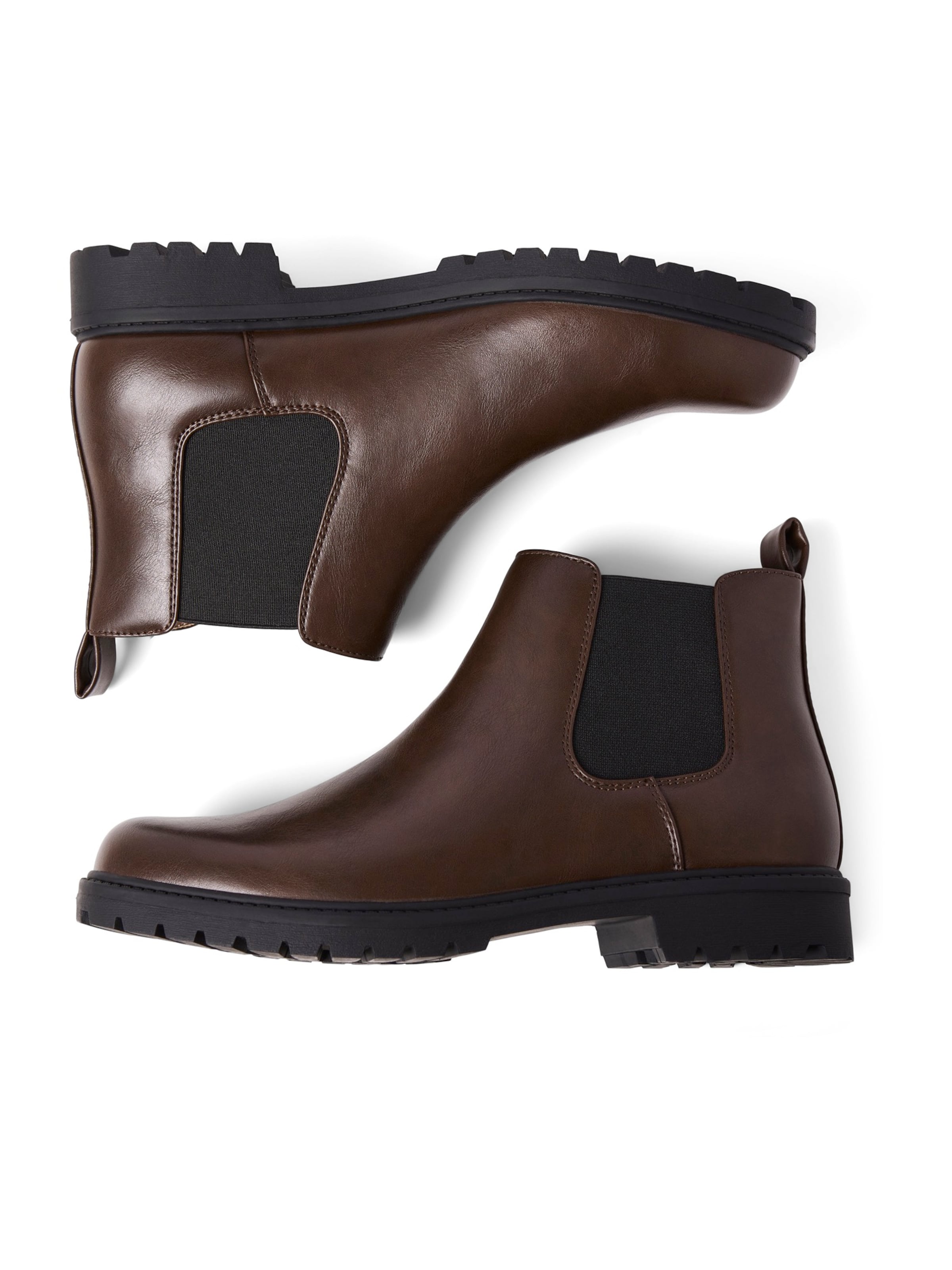 JACK & JONES Chelsea Boots 'JFWDUNELAND' in Brown