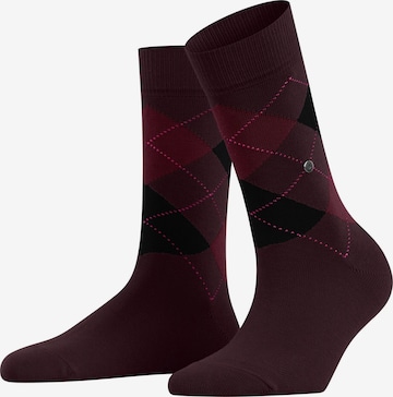 BURLINGTON Socks 'Queen' in Red: front