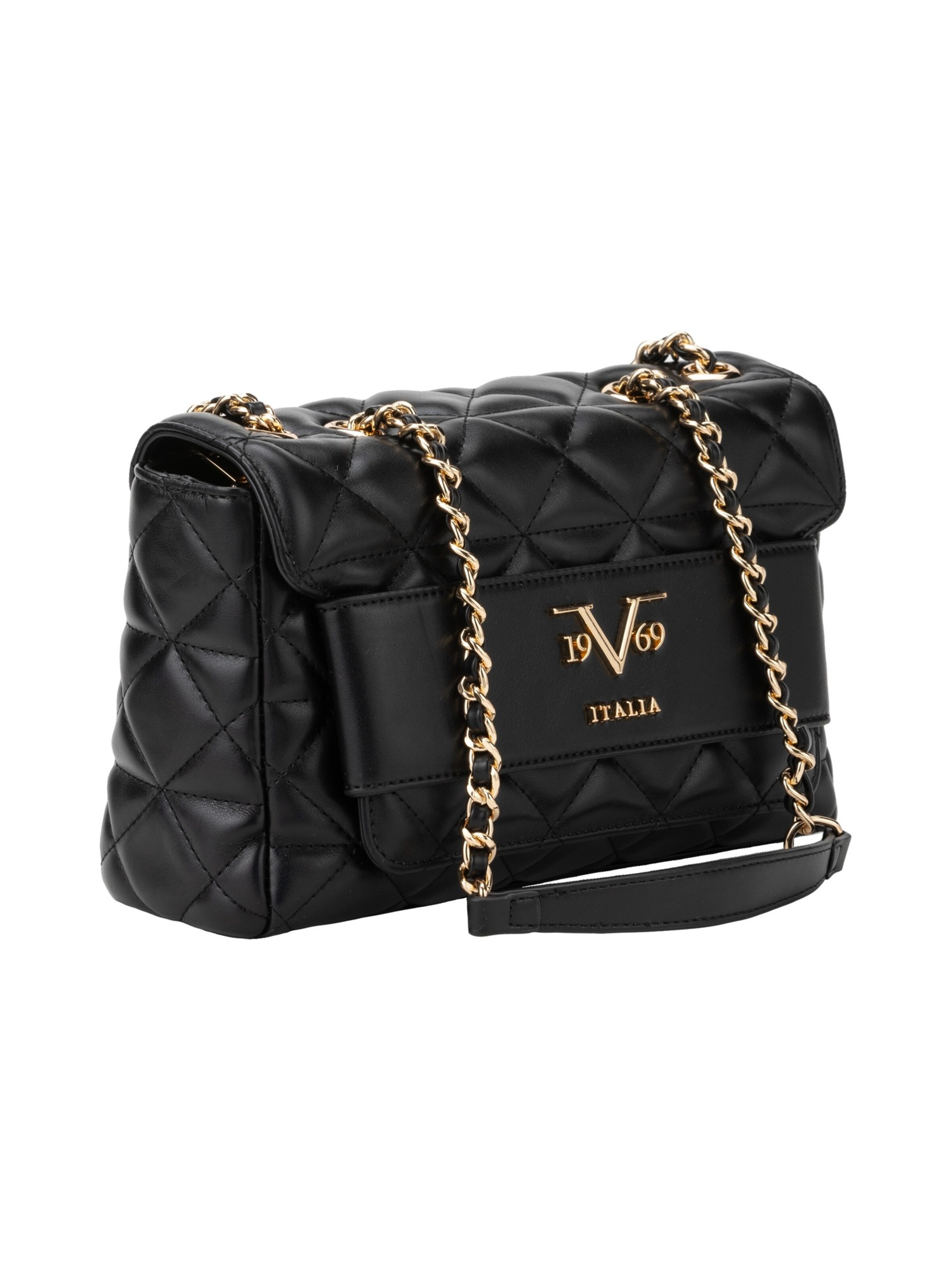 Sac à bandoulière 'Gaia Gold' 19V69 ITALIA en noir