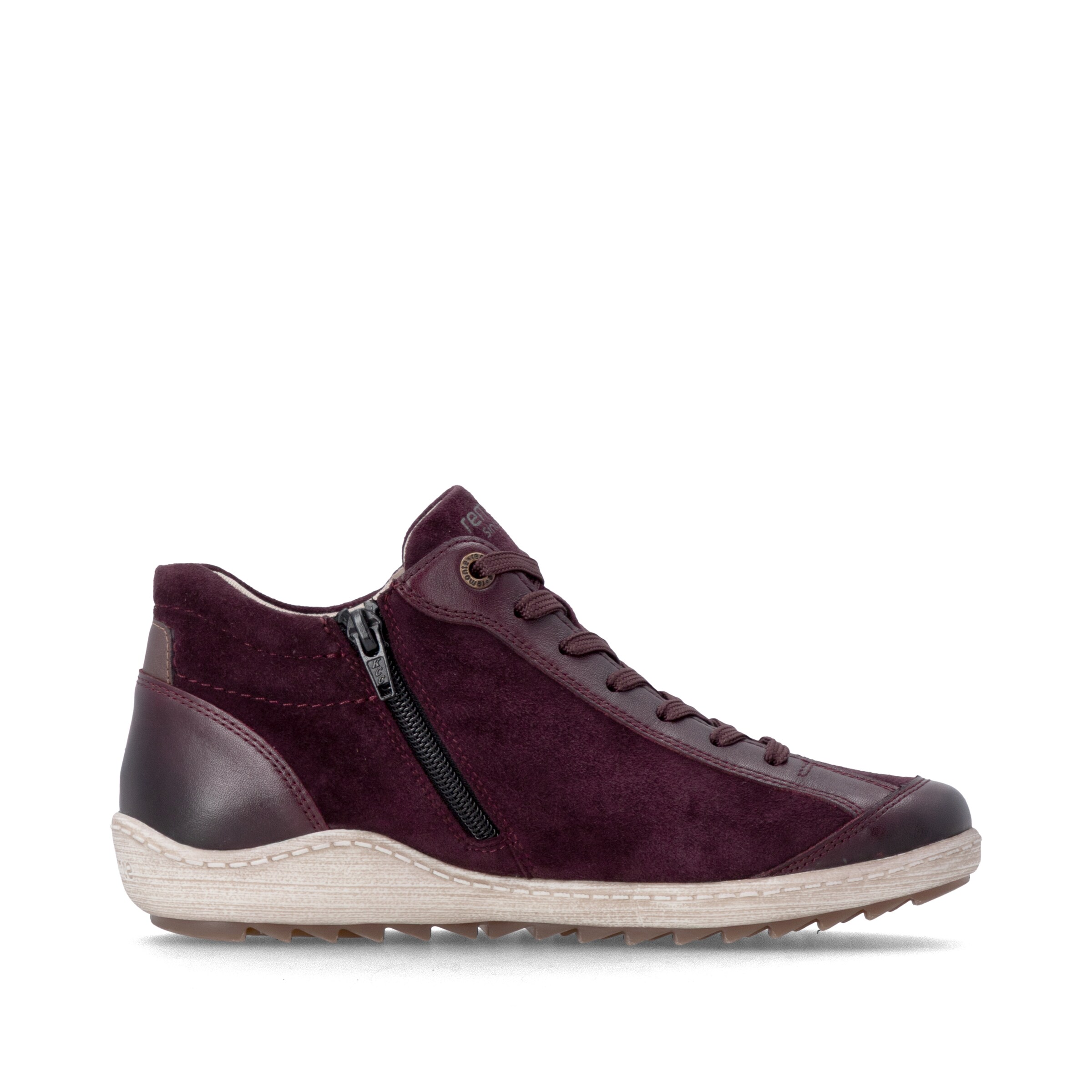 Bottines à lacets REMONTE en rouge