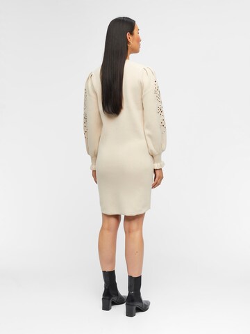 OBJECT Gebreide jurk 'Reynard' in Beige