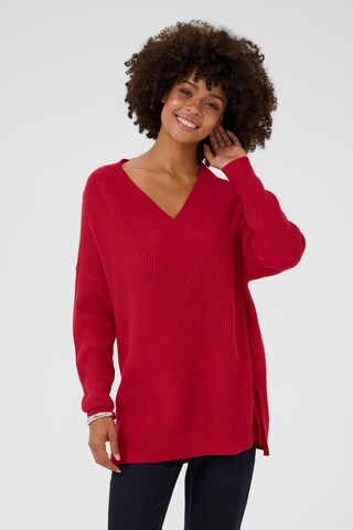 CULTURE Sweater 'Olivia' in Red: front