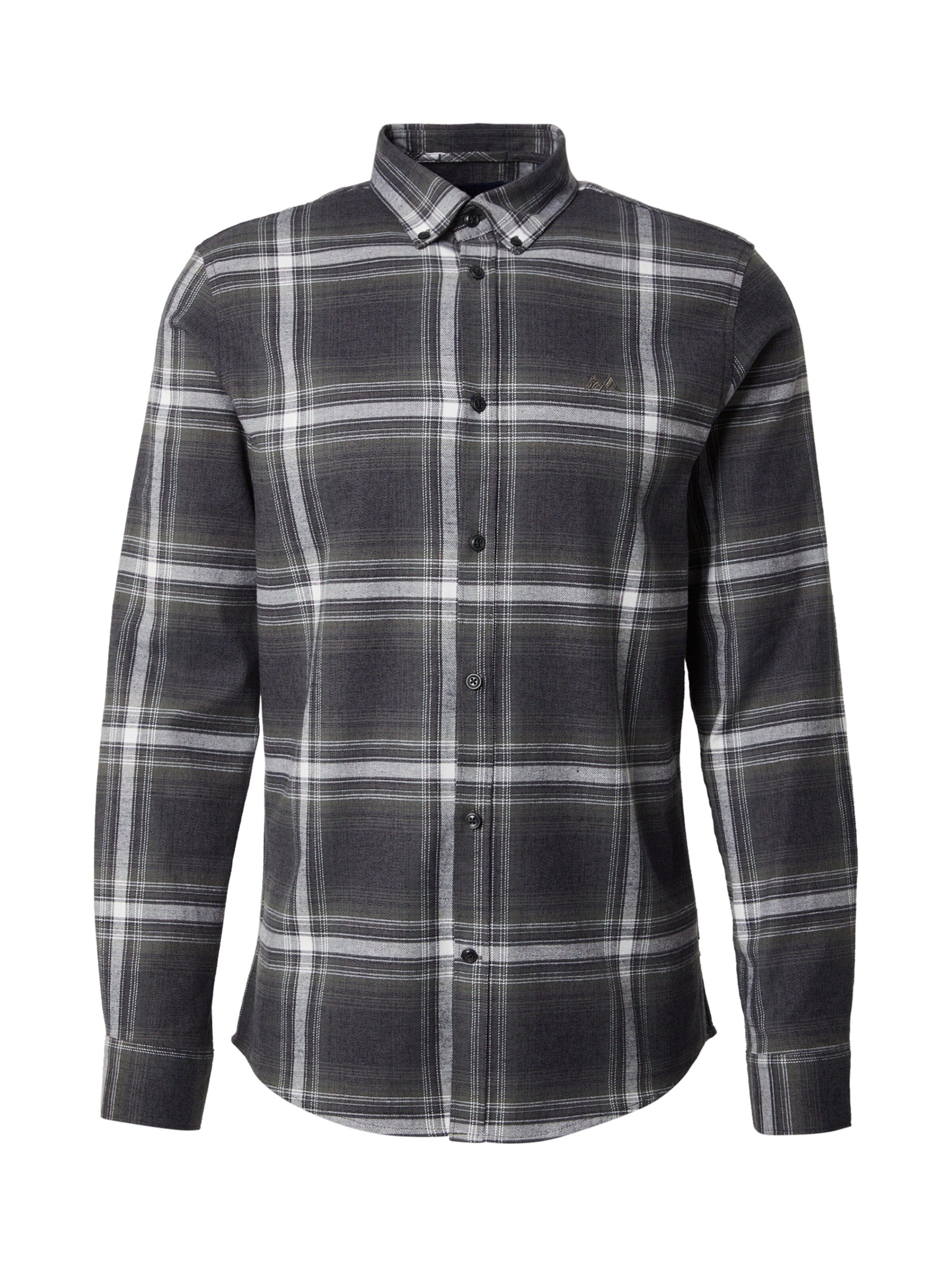 Regular fit Cămașă de la Lindbergh pe verde: față