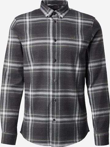 Lindbergh Regular fit Overhemd in Groen: voorkant