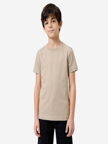 Tommy Life Shirt 'TOMMY Herren-T-Shirt Aus Baumwolle Und Elasthan' in Beige: front