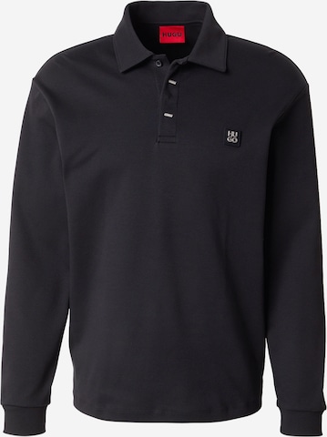 HUGO Póló 'Dargen' - fekete: elől