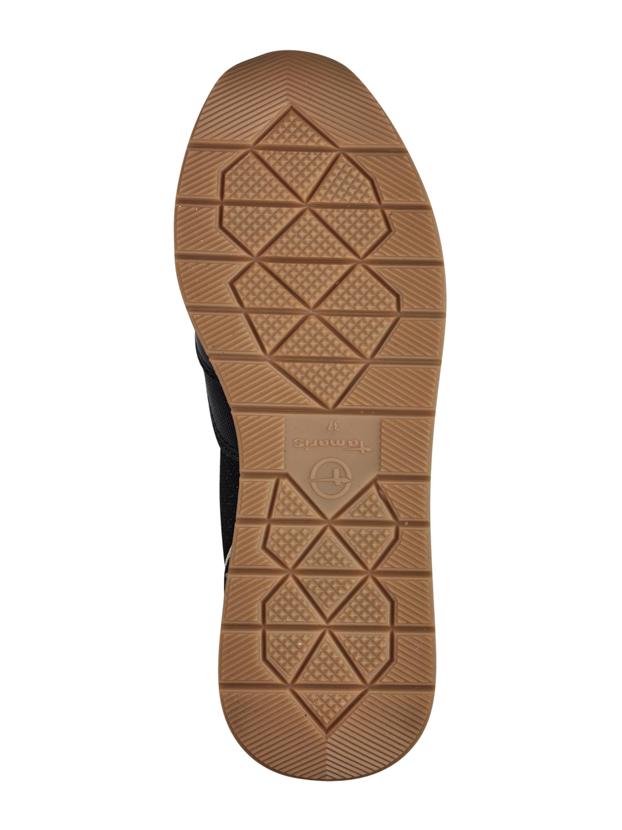 Tamaris Низкие кроссовки в Черный