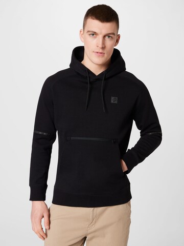 Sweat-shirt Superdry en noir : devant