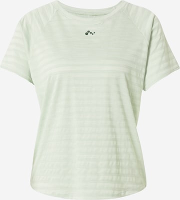 ONLY PLAY - Camisa funcionais 'SAHA' em verde: frente