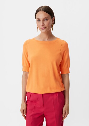 COMMA Sweter w kolorze pomarańczowy: przód
