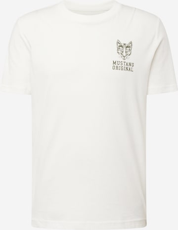 MUSTANG T-Shirt 'Alex' in Weiß: predná strana