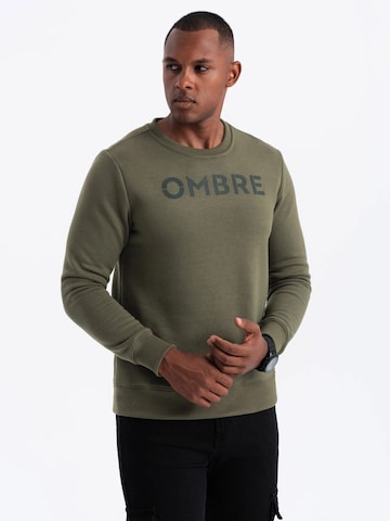 Ombre Sweatshirt 'OM-SSPS-0181' in Green