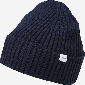 Les Deux Beanie 'Walter' in Blue: front