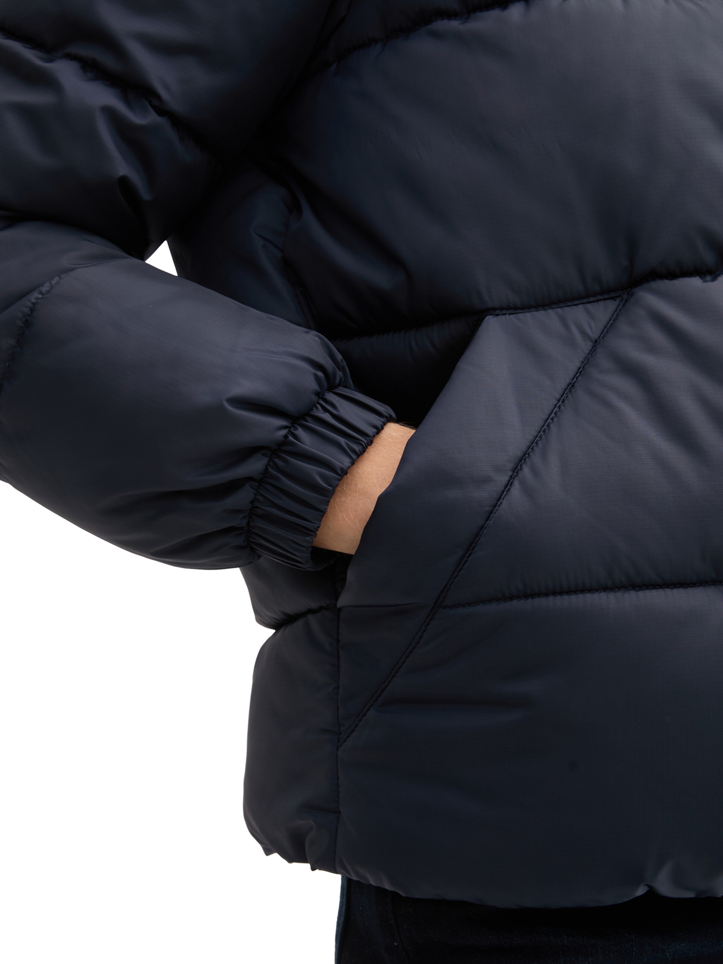 TOM TAILOR DENIM Zimska jakna | modra barva